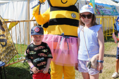 Harriet & Louis McGain with Ramsey & District Beekeepers Association at Royal Manx Agricultural Show 2022. Photo by Callum Staley (CJS Photography)